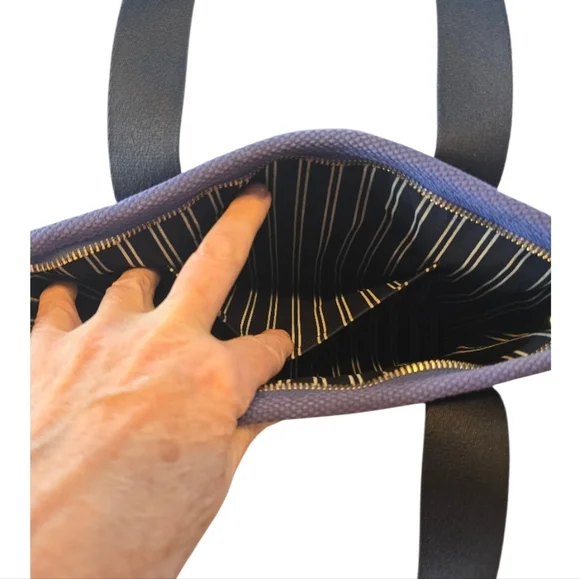 Louis Vuitton Antigua Cabas PM Blue Canvas Tote Handbag - Picture 10 of 16